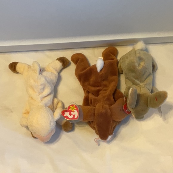 Ty Easter 🐣 Collection of beanie babies 🐑 & bunny rabbits 🐰 set - Picture 3 of 7